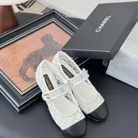 $102.00 USD Chanel Flat Shoes For Women #1408991