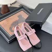 $102.00 USD Chanel Flat Shoes For Women #1408997