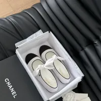 $102.00 USD Chanel Flat Shoes For Women #1409007