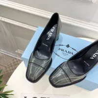 $125.00 USD Prada High-heeled Shoes For Women #1409237