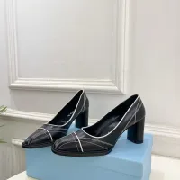 $125.00 USD Prada High-heeled Shoes For Women #1409239