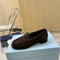 $102.00 USD Prada Leather Shoes For Women #1409386