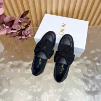 $115.00 USD Christian Dior Leather Shoes For Women #1409392