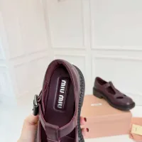$102.00 USD MIU MIU Leather Shoes For Women #1409418