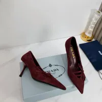 $102.00 USD Prada High-heeled Shoes For Women #1409431