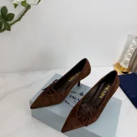 $102.00 USD Prada High-heeled Shoes For Women #1409432
