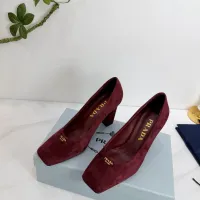 $102.00 USD Prada High-heeled Shoes For Women #1409439