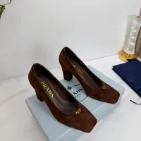 $102.00 USD Prada High-heeled Shoes For Women #1409442