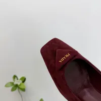 $102.00 USD Prada High-heeled Shoes For Women #1409445