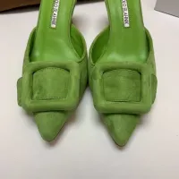 $96.00 USD Manolo Blahnik Slippers For Women #1409575