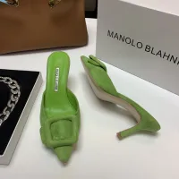 $96.00 USD Manolo Blahnik Slippers For Women #1409575
