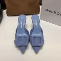 $96.00 USD Manolo Blahnik Slippers For Women #1409576