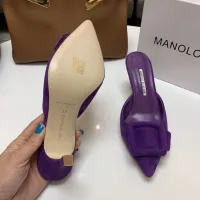 $96.00 USD Manolo Blahnik Slippers For Women #1409580