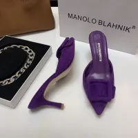 $96.00 USD Manolo Blahnik Slippers For Women #1409580