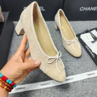 $102.00 USD Chanel High-Heeled Shoes For Women #1409864