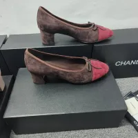 $102.00 USD Chanel High-Heeled Shoes For Women #1409868