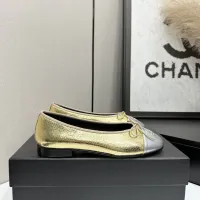 $92.00 USD Chanel Flat Shoes For Women #1409875