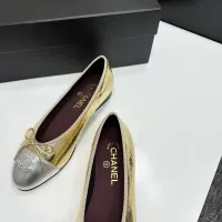 $92.00 USD Chanel Flat Shoes For Women #1409875