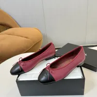 $92.00 USD Chanel Flat Shoes For Women #1409884