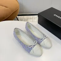 $92.00 USD Chanel Flat Shoes For Women #1409885