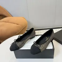$92.00 USD Chanel Flat Shoes For Women #1409886