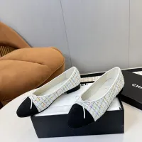 $92.00 USD Chanel Flat Shoes For Women #1409887