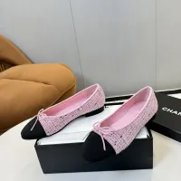 $92.00 USD Chanel Flat Shoes For Women #1409888