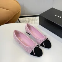 $92.00 USD Chanel Flat Shoes For Women #1409888