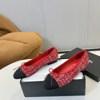 $92.00 USD Chanel Flat Shoes For Women #1409889