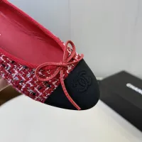 $92.00 USD Chanel Flat Shoes For Women #1409889