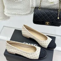 $100.00 USD Chanel Flat Shoes For Women #1409895