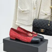 $102.00 USD Chanel Flat Shoes For Women #1409902