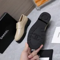 $122.00 USD Chanel Leather Shoes For Women #1410022