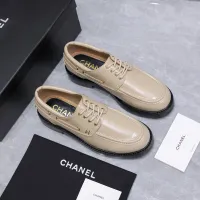 $122.00 USD Chanel Leather Shoes For Women #1410022