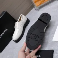 $122.00 USD Chanel Leather Shoes For Women #1410023