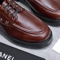 $122.00 USD Chanel Leather Shoes For Women #1410025