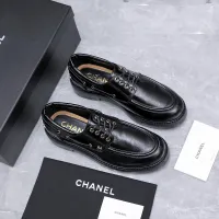 $122.00 USD Chanel Leather Shoes For Women #1410026