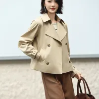 $132.00 USD Burberry Trench Coat Long Sleeved For Women #1410241
