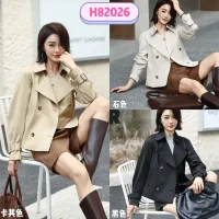 $132.00 USD Burberry Trench Coat Long Sleeved For Women #1410241