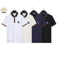 $38.00 USD Hermes T-Shirts Short Sleeved For Men #1411100