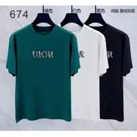 $38.00 USD Christian Dior T-Shirts Short Sleeved For Men #1411361