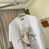$42.00 USD Hermes T-Shirts Short Sleeved For Unisex #1411921