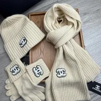 $72.00 USD Chanel Hat and Scarf and Glove Set #1413098