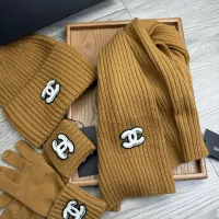 $72.00 USD Chanel Hat and Scarf and Glove Set #1413100