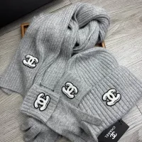 $72.00 USD Chanel Hat and Scarf and Glove Set #1413101