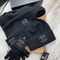 $72.00 USD Chanel Hat and Scarf and Glove Set #1413110