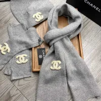 $72.00 USD Chanel Hat and Scarf and Glove Set #1413112