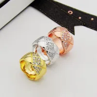 $25.00 USD Chanel Rings In Gold For Women #1413794