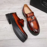 $100.00 USD Prada Leather Shoes For Men #1416115