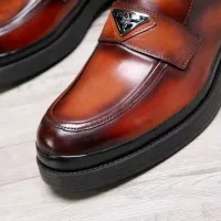 $100.00 USD Prada Leather Shoes For Men #1416115